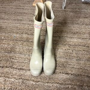 Hunter Women's Grey Rain Boots